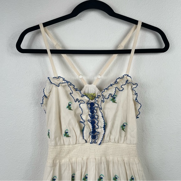 Anthropologie Floreat Grasslands Embroidered Dress - Picture 5 of 14
